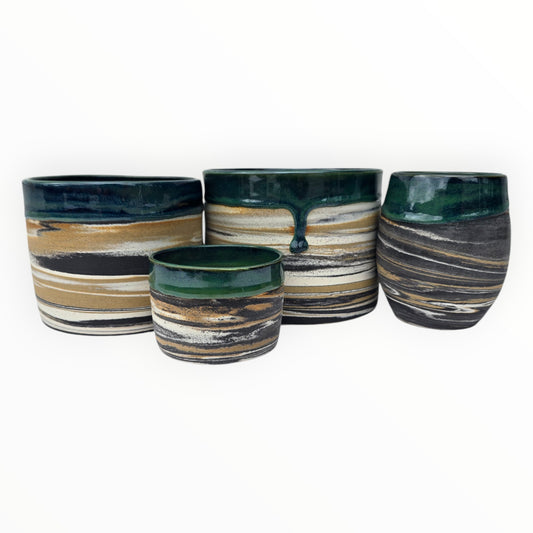 Emerald Clay Planters | Clay Planters | Hello Plants