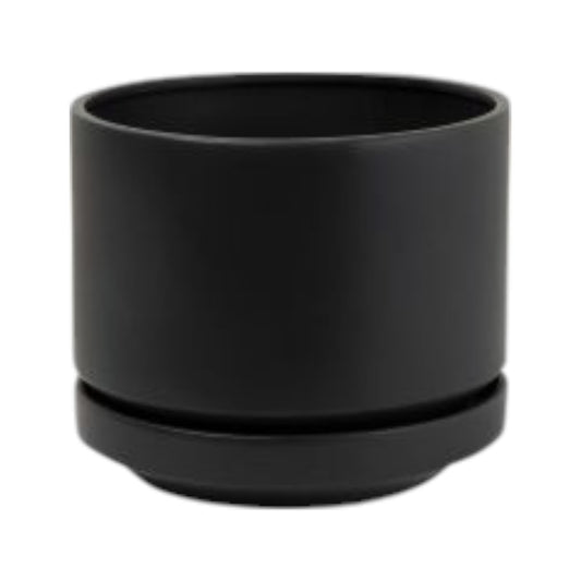 Large Zurich Planter Black - Hello Plants