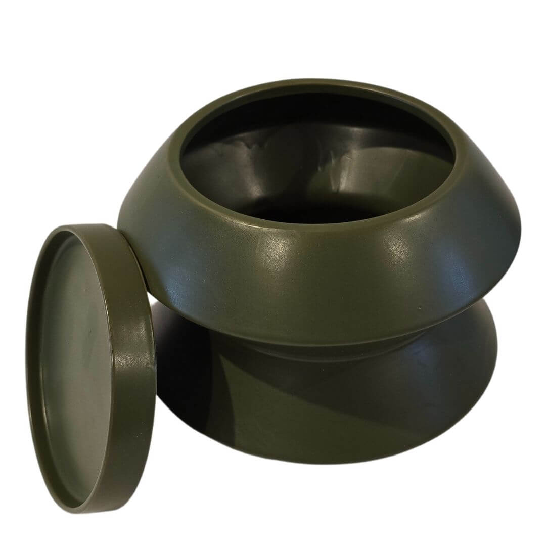 Modern Sphere Planter | Olive Green Sphere Planter | Hello Plants