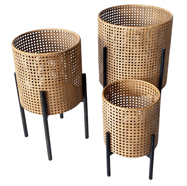 Modern Metal Planters | Perforated Metal Planters | Hello Plants