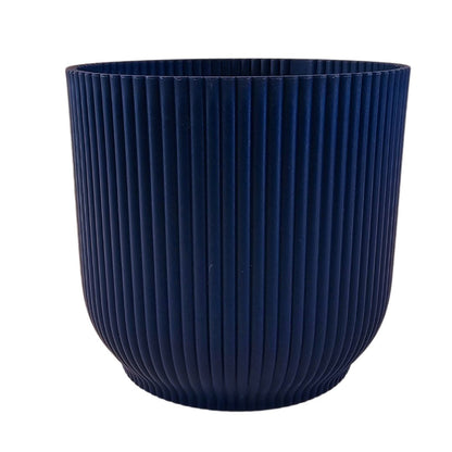 Plastic Plant Planter | Navy Blue Plastic Planter | Hello Plants