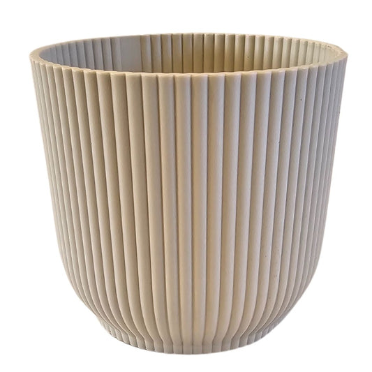 Plastic Plant Pots | Cream Plastic Planter | Hello Plants