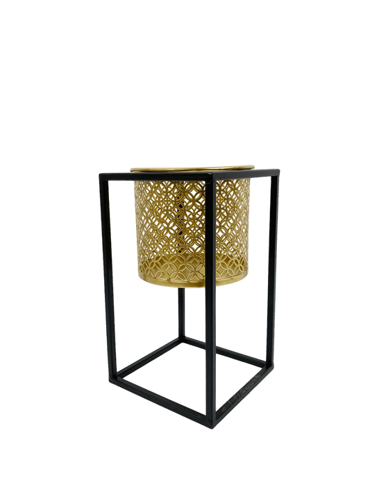 Luxury Gold Planter | Geometric Gold Planter | Hello Plants